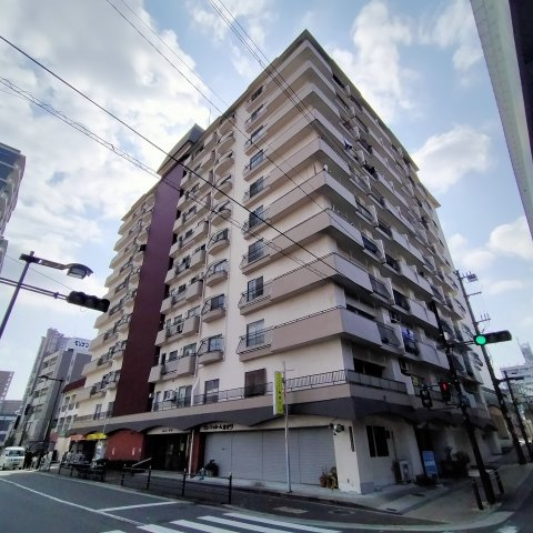 シャトー富士の外観|□2023年7月リフォーム済み！
○ペット飼育可能マンション（飼育細則あり）
●最上階・通風眺望良好！
○食洗機、浴室乾燥など設備充実