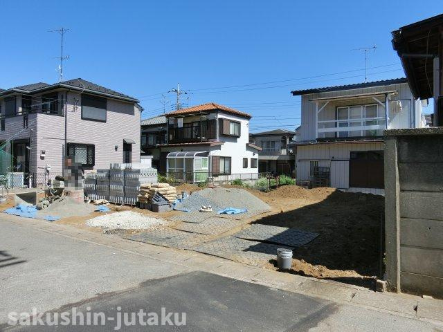 作新台３丁目　新築戸建の外観|建築前