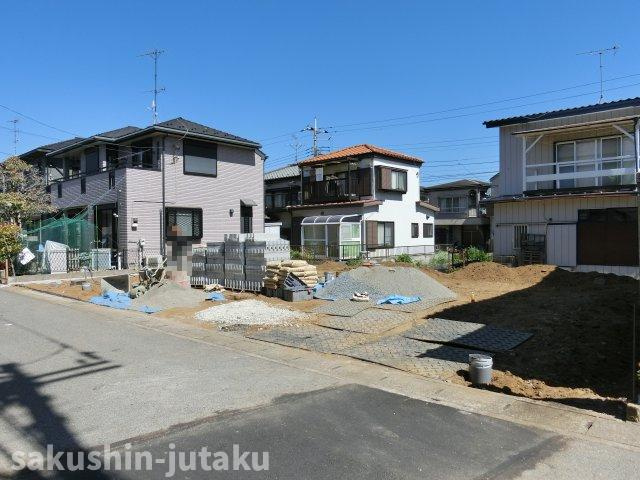 作新台３丁目　新築戸建の外観|建築前