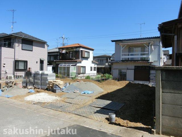 作新台３丁目　新築戸建の外観|建築前