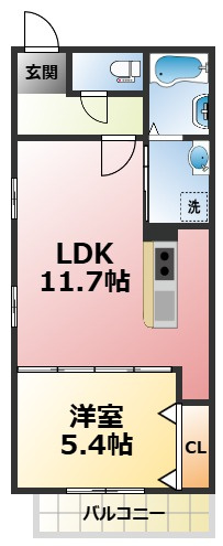リタ・フレール一番町の間取り