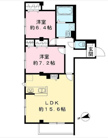 トゥインクル　ヴィータの間取り