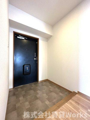 第19柴田マンションの玄関|明るい玄関です