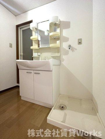 カリーノ パラッツォの洗面所|忙しい朝には欠かせない洗面所です