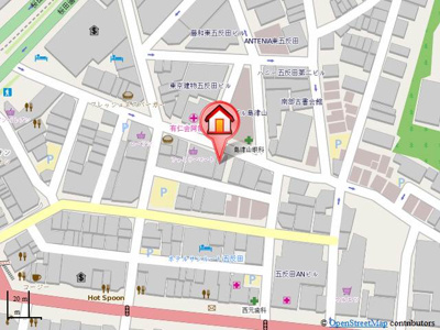 【地図】 | ラ・ヴェーヌ五反田イースト