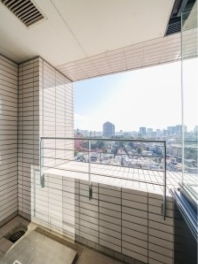 港区高輪４丁目の賃貸マンションのバルコニー