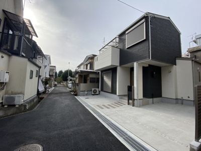 【前面道路含む現地写真】 | 一乗寺里ノ前町　新築戸建【2023年12月完成！】