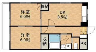 【間取り】 | アーバンハイツ中央