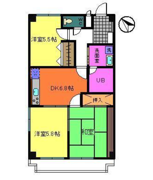 ピソ・キタノの間取り
