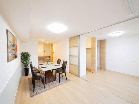 ビギーウエストの居間・リビング|CGで家具等を配置したもので家具等は含まれません