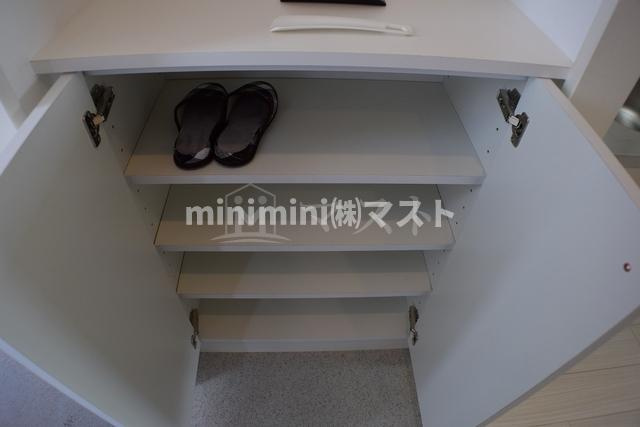 Ｊクレストドーム前の収納