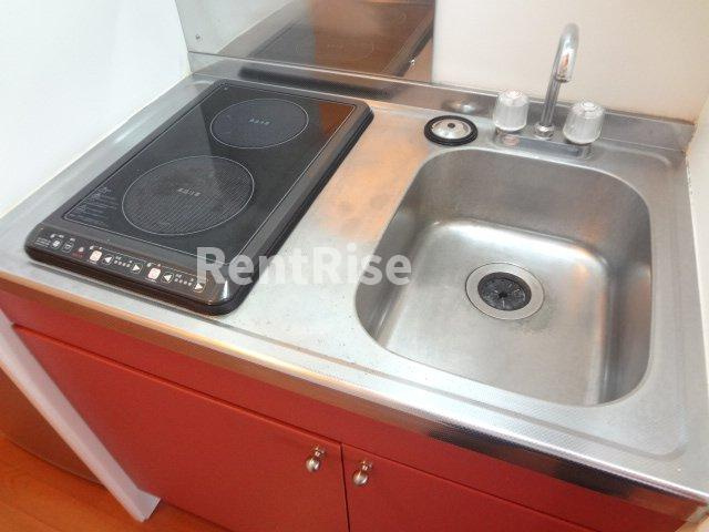 レオパレス貴船のキッチン|電気コンロ　2口