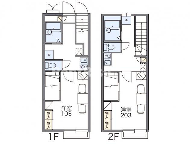 レオパレスファンタジーの間取り|代表的な間取のため実際の間取とは異なる場合があります
