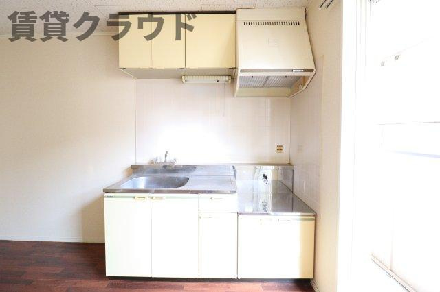 ファミール川戸のキッチン|水回りが集中しているので家事動線もバッチリ！