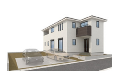 【外観パース】 | 高崎市足門町新築住宅　6期①