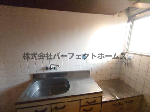 掃部マンションのキッチン|きれいなキッチンです