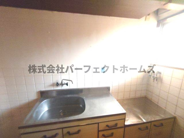 掃部マンションのキッチン|使いやすいキッチンです