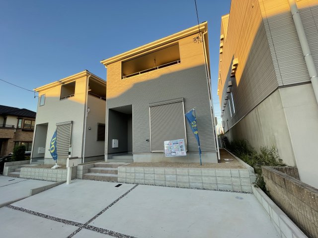 日進市米野木台第1 全2棟　＜仲介手数料無料＞東小・東中　新築一戸建ての外観|ナビゲーターむらちゃんがご案内します。
