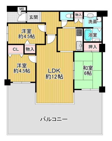 【間取り】 | ベルヴィル朝霧