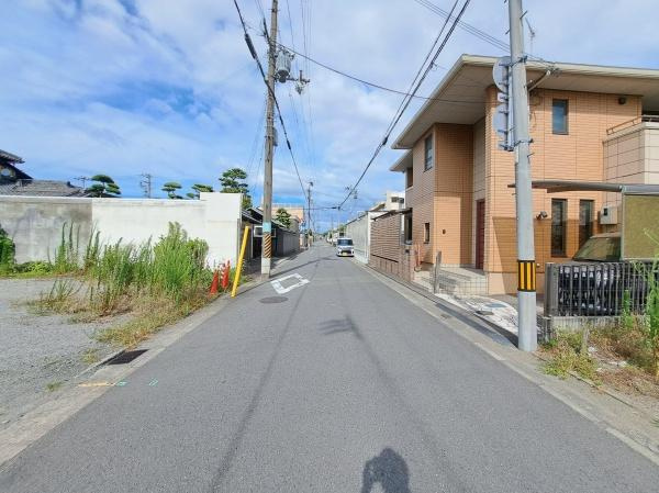 和歌山市堀止東1丁目　土地の前面道路含む現地写真|市の中心部にありながら、大通りから1本奥まった静かな場所です！