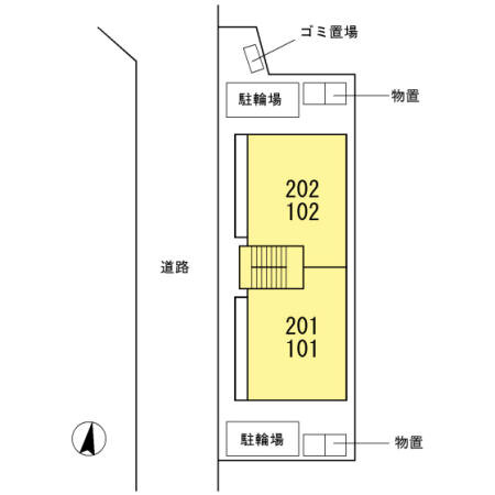 セジュール２の区画図
