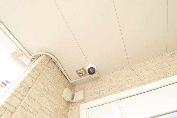 千葉市花見川区花園１丁目のアパートのセキュリティ|防犯カメラ