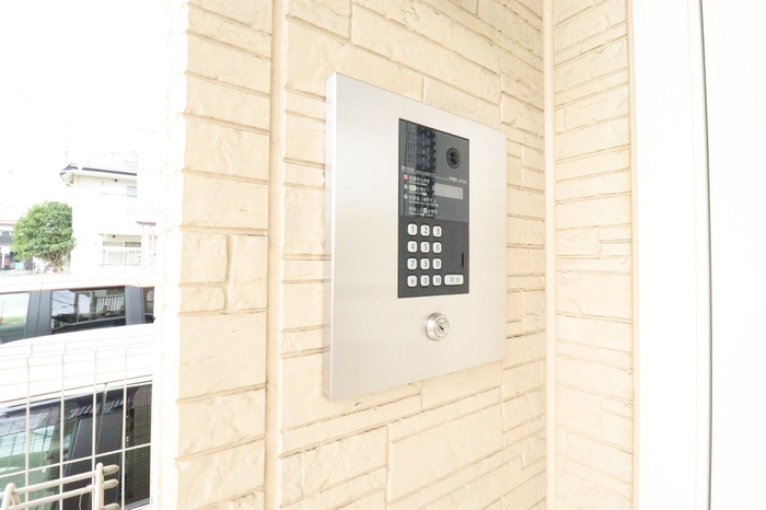 千葉市花見川区花園１丁目のアパートのエントランス|エントランスのオートロック