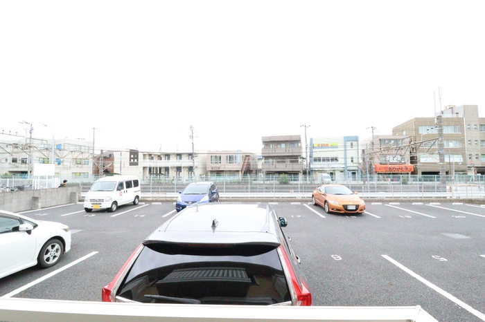 千葉市花見川区花園１丁目のアパートのバルコニー|バルコニーからの眺望