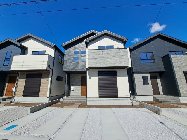 新築　高崎市高関町3期　2号棟の外観|高崎市高関町3期