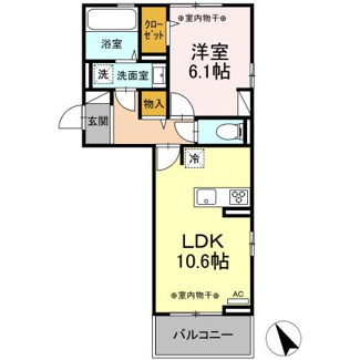 【間取り】 | ヴィラクレストⅢ