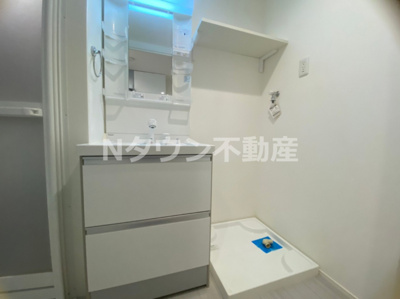 【独立洗面台】 | キララハイツ | 朝の支度にも助かる、独立の洗髪洗面化粧台