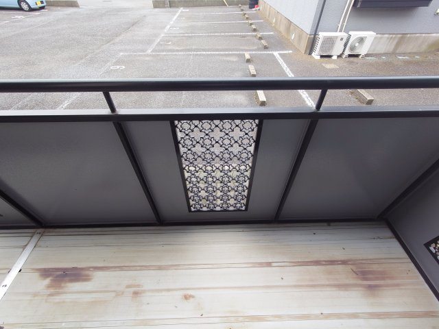 ソレイユ弐番館のバルコニー