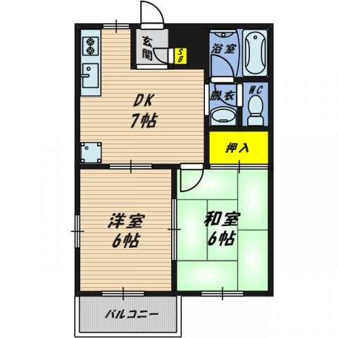 【間取り】 | フジ京橋ハイツ