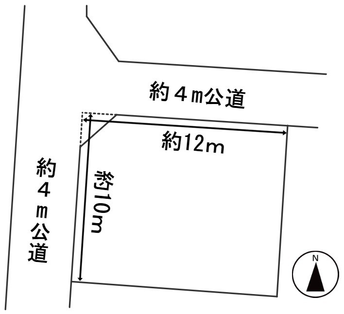 ６０９６５　各務原市蘇原沢上町土地の区画図