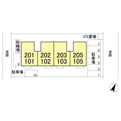 【区画図】 | パークハイム
