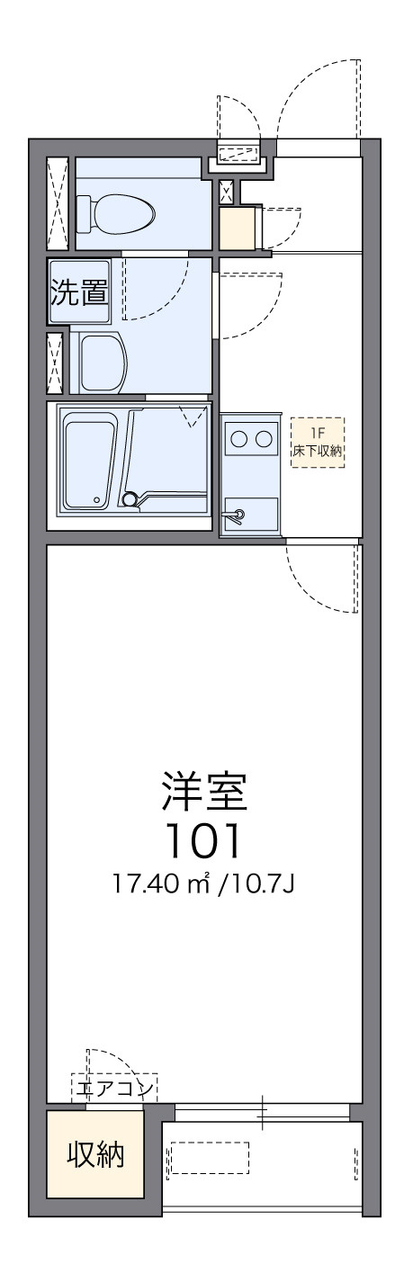 レオネクストロウェナの間取り