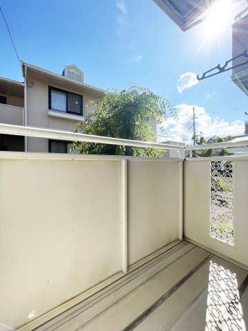 カサビエント新浜A棟のバルコニー