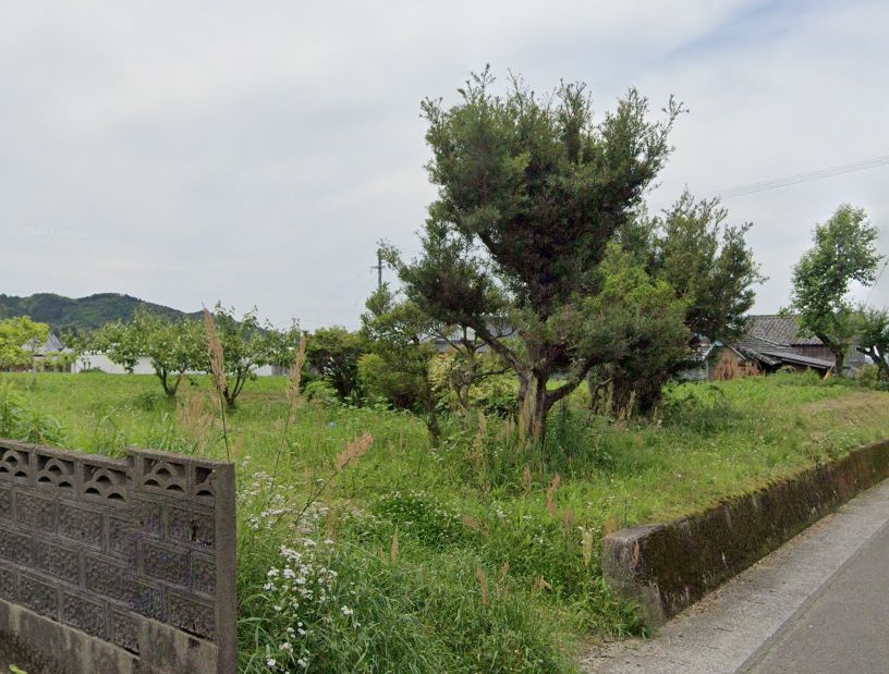 都城市安久町の売地の外観