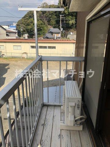 梅畑二戸一のバルコニー|バルコニーからの眺めを楽しみながら食事をしませんか