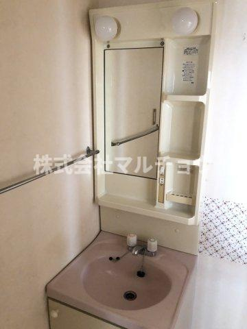 梅畑二戸一の洗面所|コンパクトで使いやすい洗面所