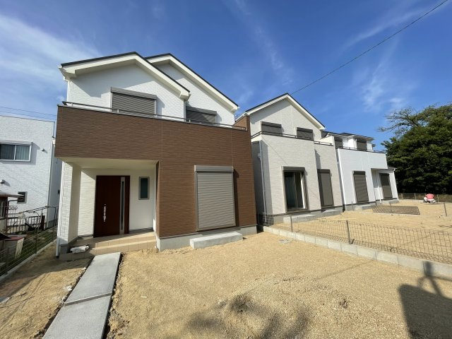守山区小幡9期 全5棟　＜仲介手数料無料＞小幡小・守山東中　新築一戸建ての外観|〈内覧予約キャンペーン実施中！〉マックスバリュde住まい相談までご連絡下さい。