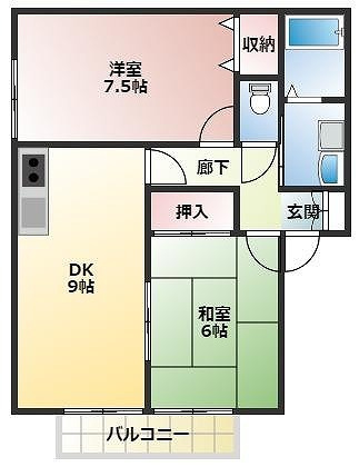 ハイツフルールの間取り