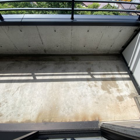 ハイツグリーンサイド絵鞆のバルコニー