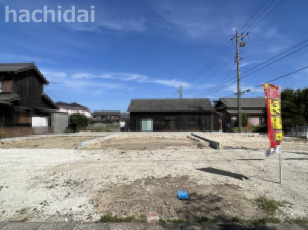 碧南市宮町22-1期　新築分譲　2号棟の外観|碧南市宮町22-1期新築戸建全体写真です。2023年10月撮影
