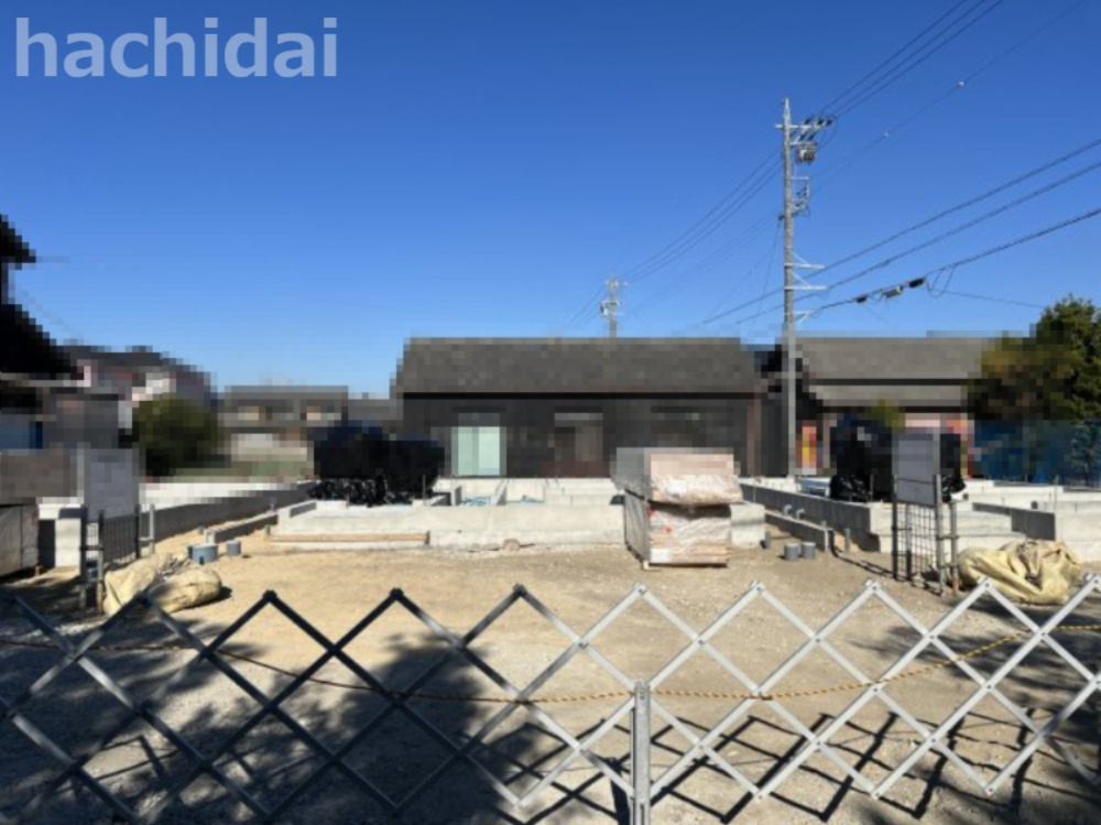 碧南市宮町22-1期　新築分譲　2号棟の外観|碧南市宮町22-1期新築戸建2号棟写真です。2023年12月撮影