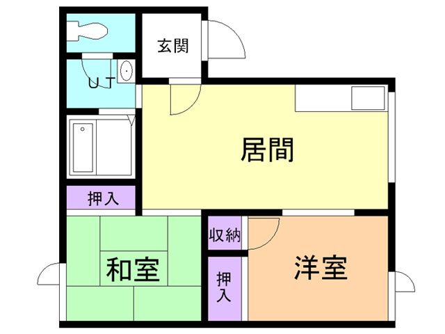 ふくみ荘の間取り