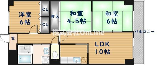 【間取り】 | タウンコート咲久良
