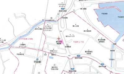 【地図】 | 釜石市平田町１丁目　売地