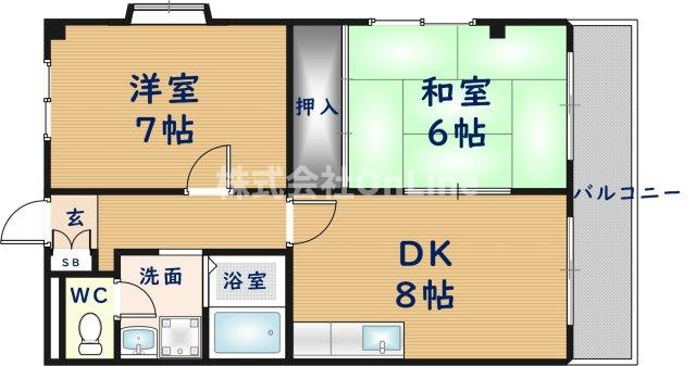 【間取り】 | ロイヤル八尾