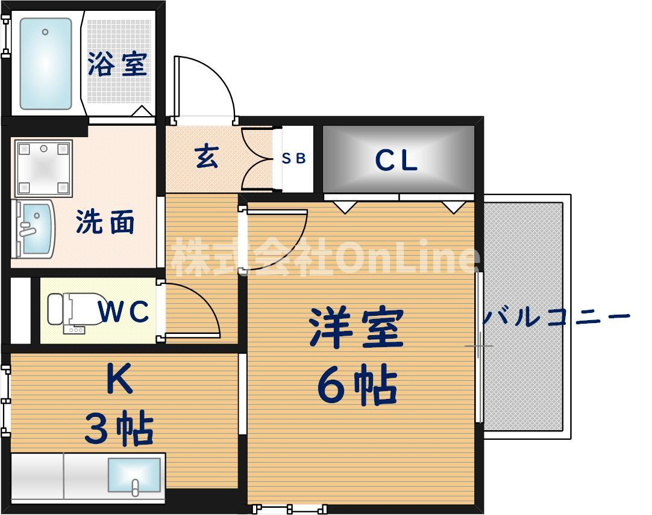 【間取り】 | サンフェルティ　A棟